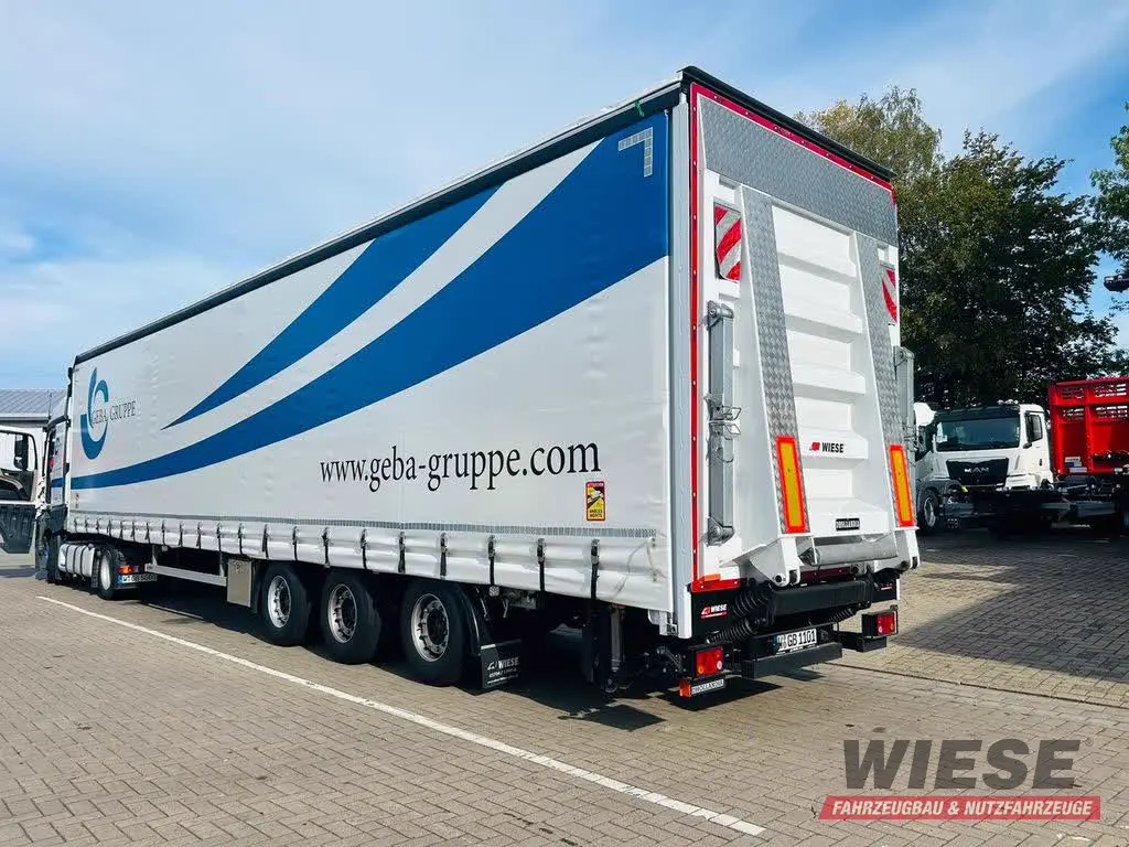 Wiese Mega Sattelauflieger Gabelstaplertransporter von Wiese Trailer Rent in Petershagen mieten ab 2200.00€