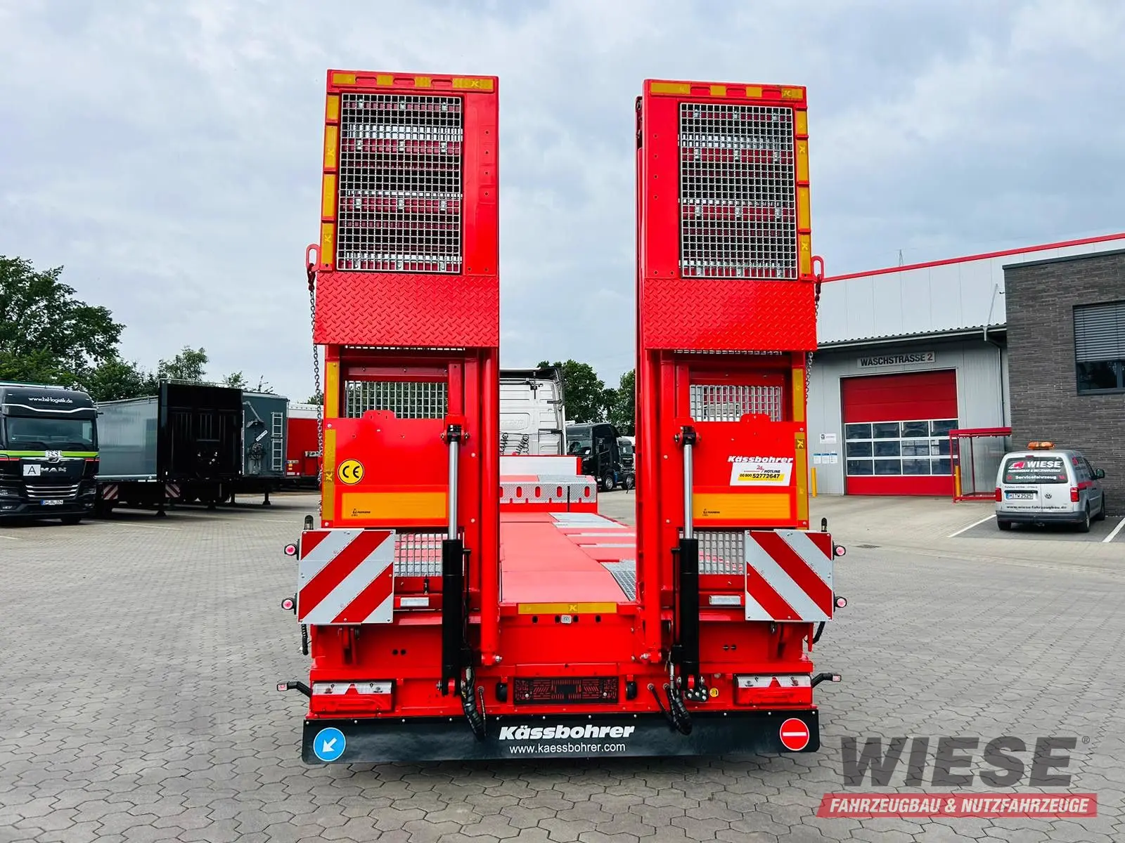 Kässbohrer Tieflader von Wiese Trailer Rent in Petershagen mieten ab 1590.00€