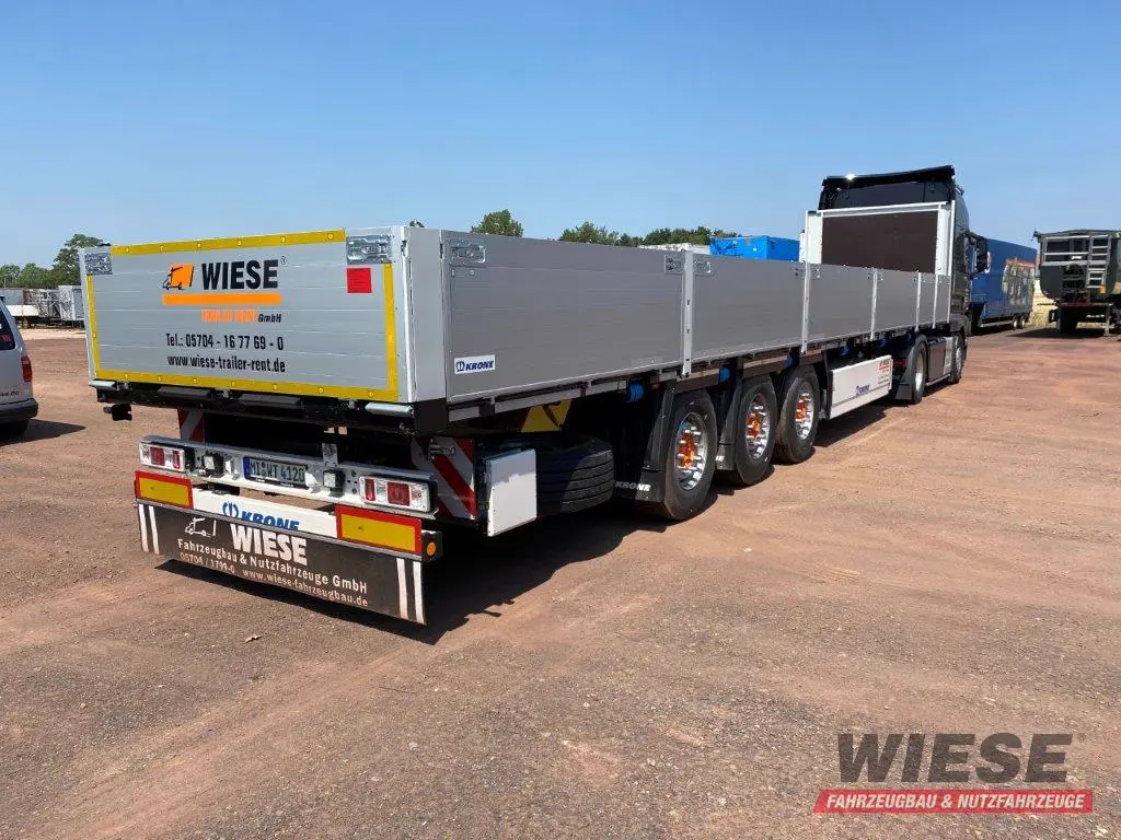 Krone Baustahlauflieger von Wiese Trailer Rent in Petershagen mieten ab 780.00€