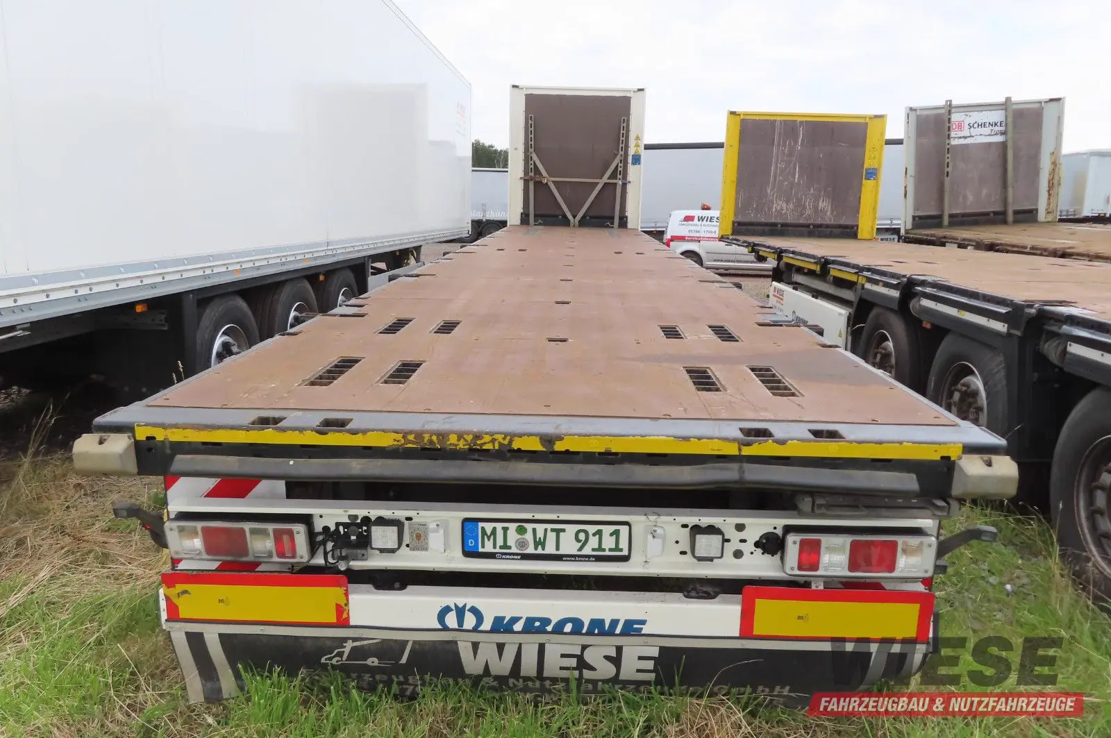 Krone SDP 27 Mega Stahlmatten Auflieger