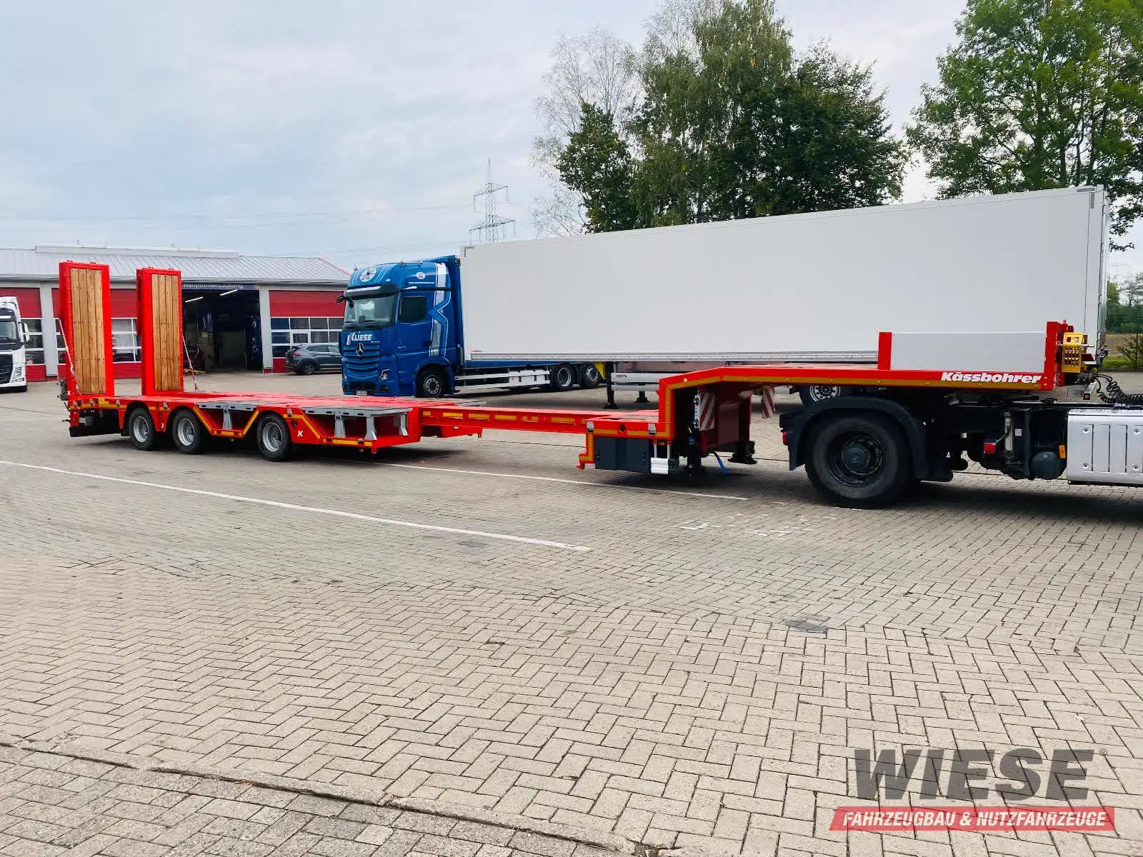 Kässbohrer Tieflader von Wiese Trailer Rent in Petershagen mieten ab 1525.00€