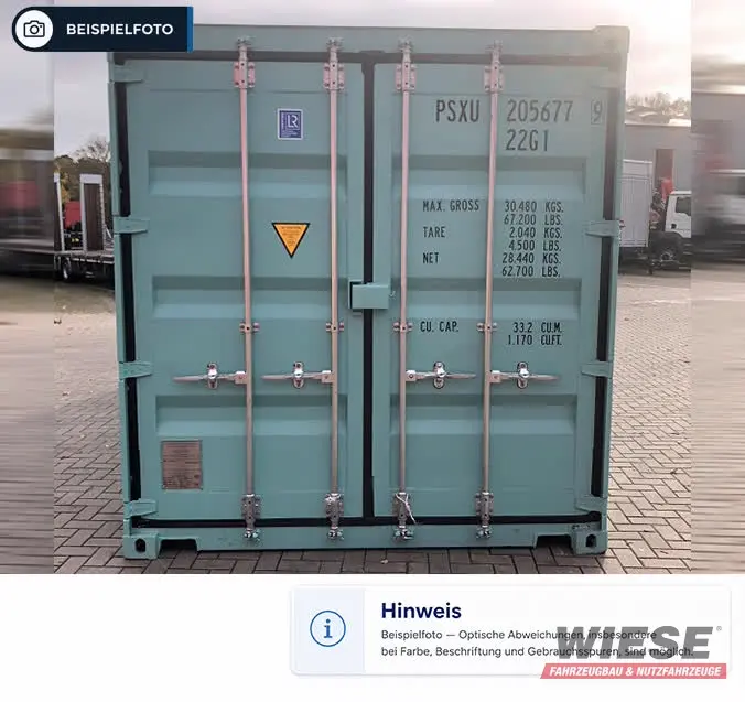Prosper Max Container Seecontainer von Wiese Trailer Rent in Petershagen mieten ab 90.00€