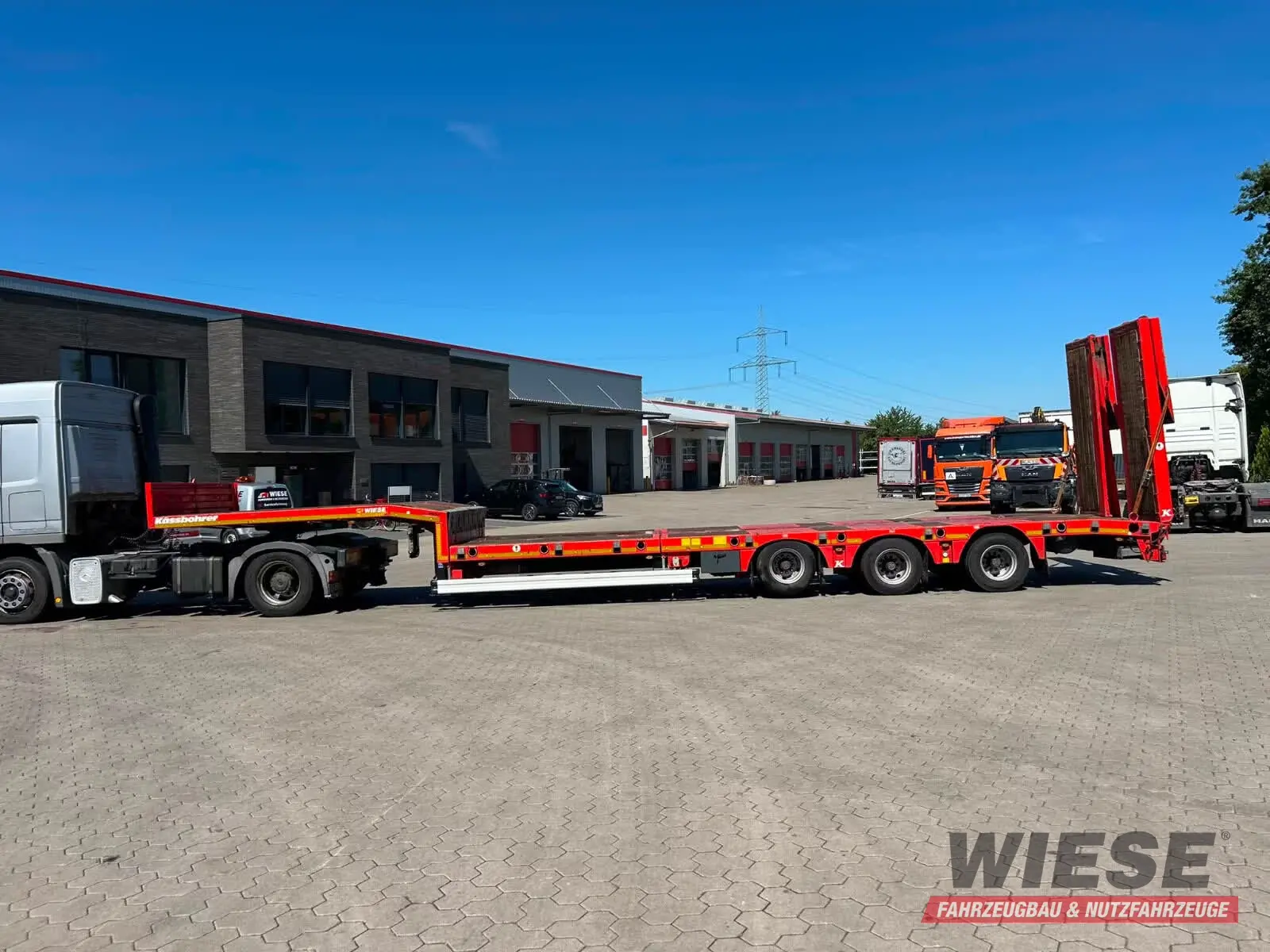 Kässbohrer Tieflader von Wiese Trailer Rent in Petershagen mieten ab 1765.00€
