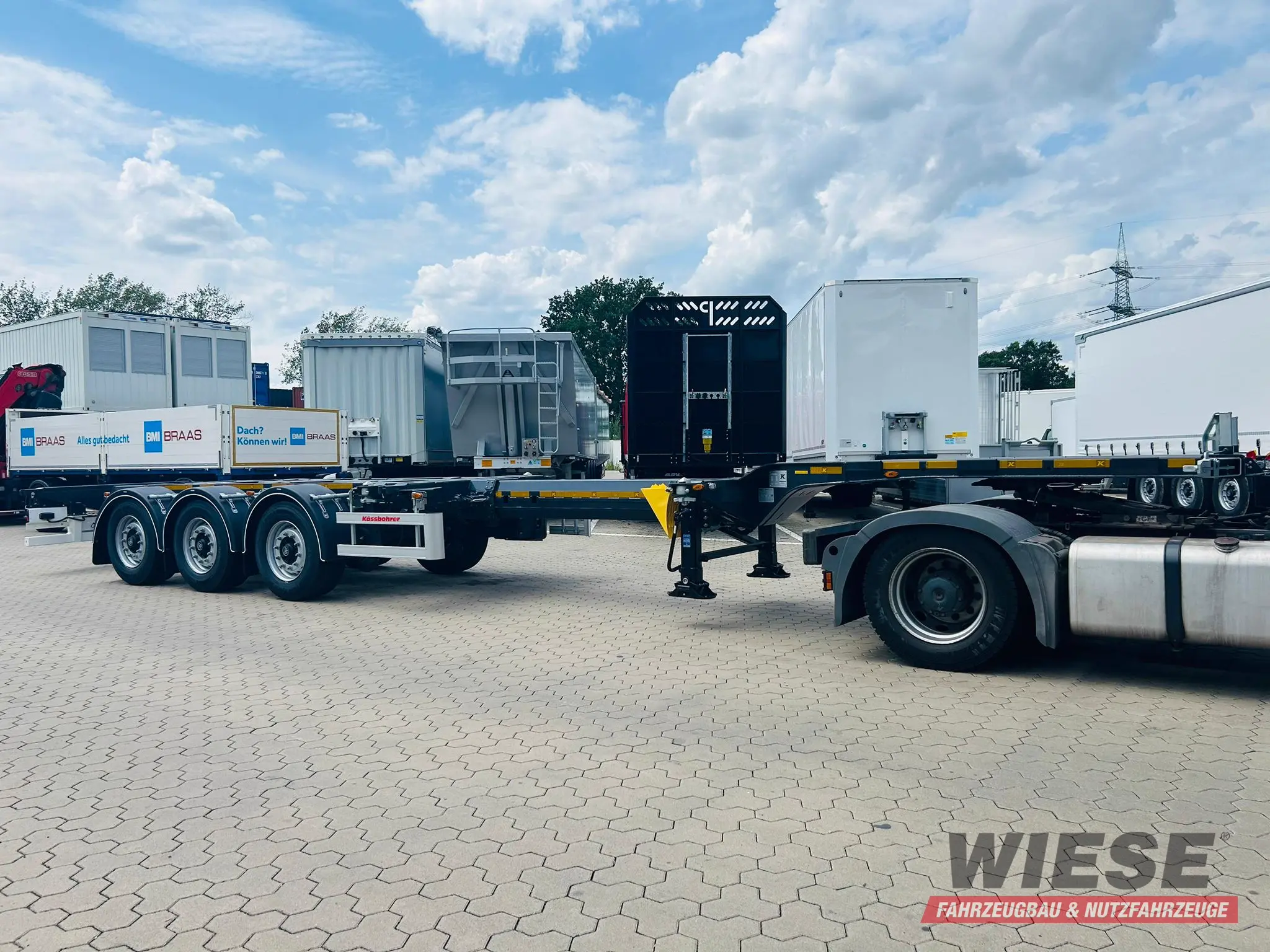 Kässbohrer Multicont - Container Chassis von Wiese Trailer Rent in Petershagen mieten ab 650.00€