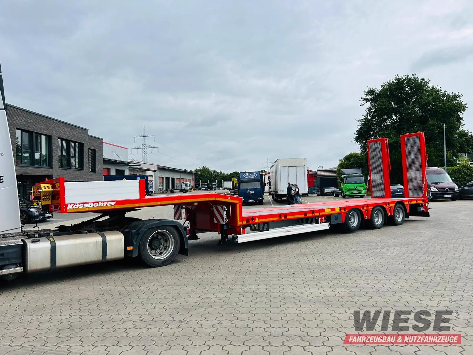 Kässbohrer Tieflader von Wiese Trailer Rent in Petershagen mieten ab 1590.00€