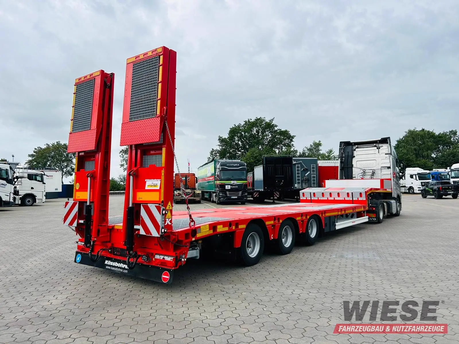 Kässbohrer Tieflader von Wiese Trailer Rent in Petershagen mieten ab 1590.00€