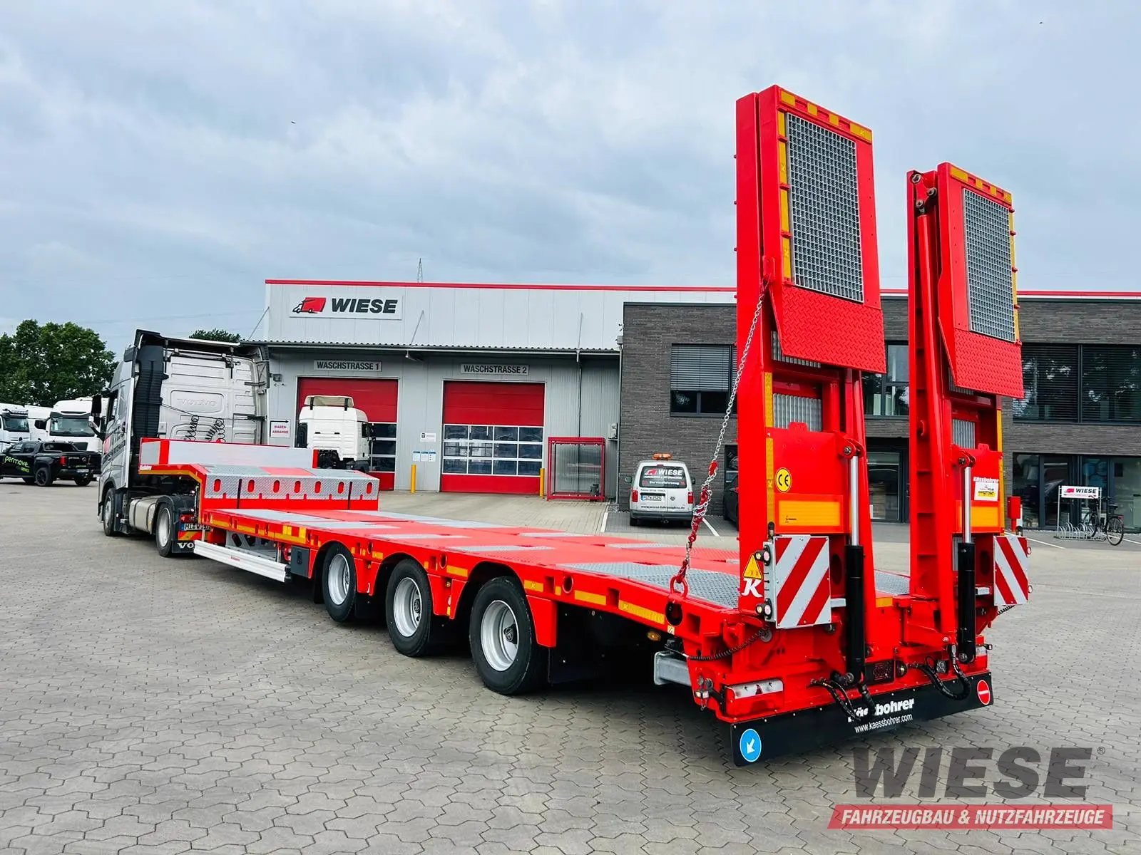 Kässbohrer Tieflader von Wiese Trailer Rent in Petershagen mieten ab 1590.00€