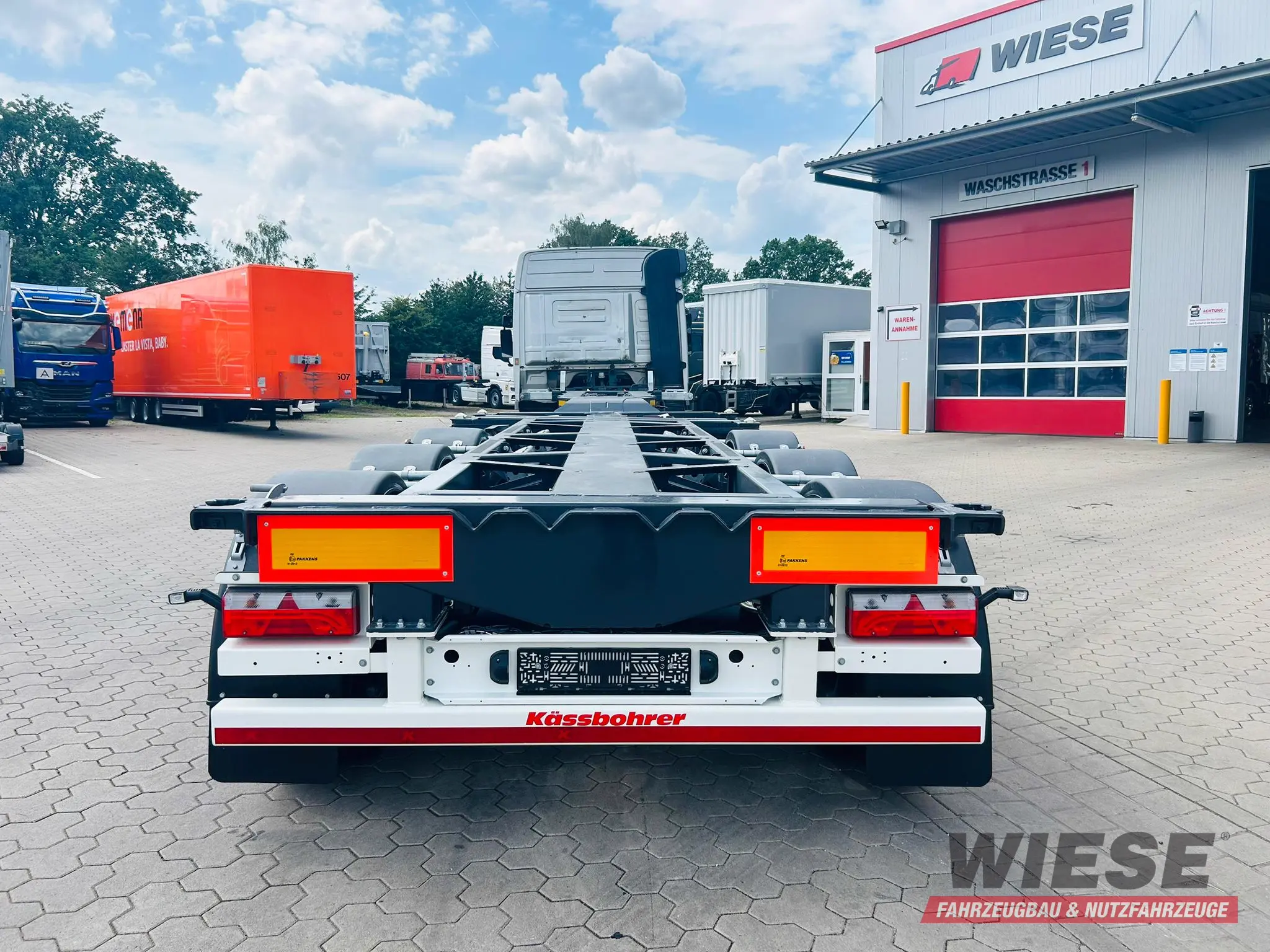 Kässbohrer Multicont - Container Chassis von Wiese Trailer Rent in Petershagen mieten ab 650.00€