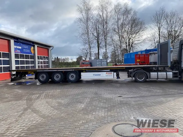 Krone Profi Liner Plateau Aufliger von Wiese Trailer Rent in Petershagen mieten