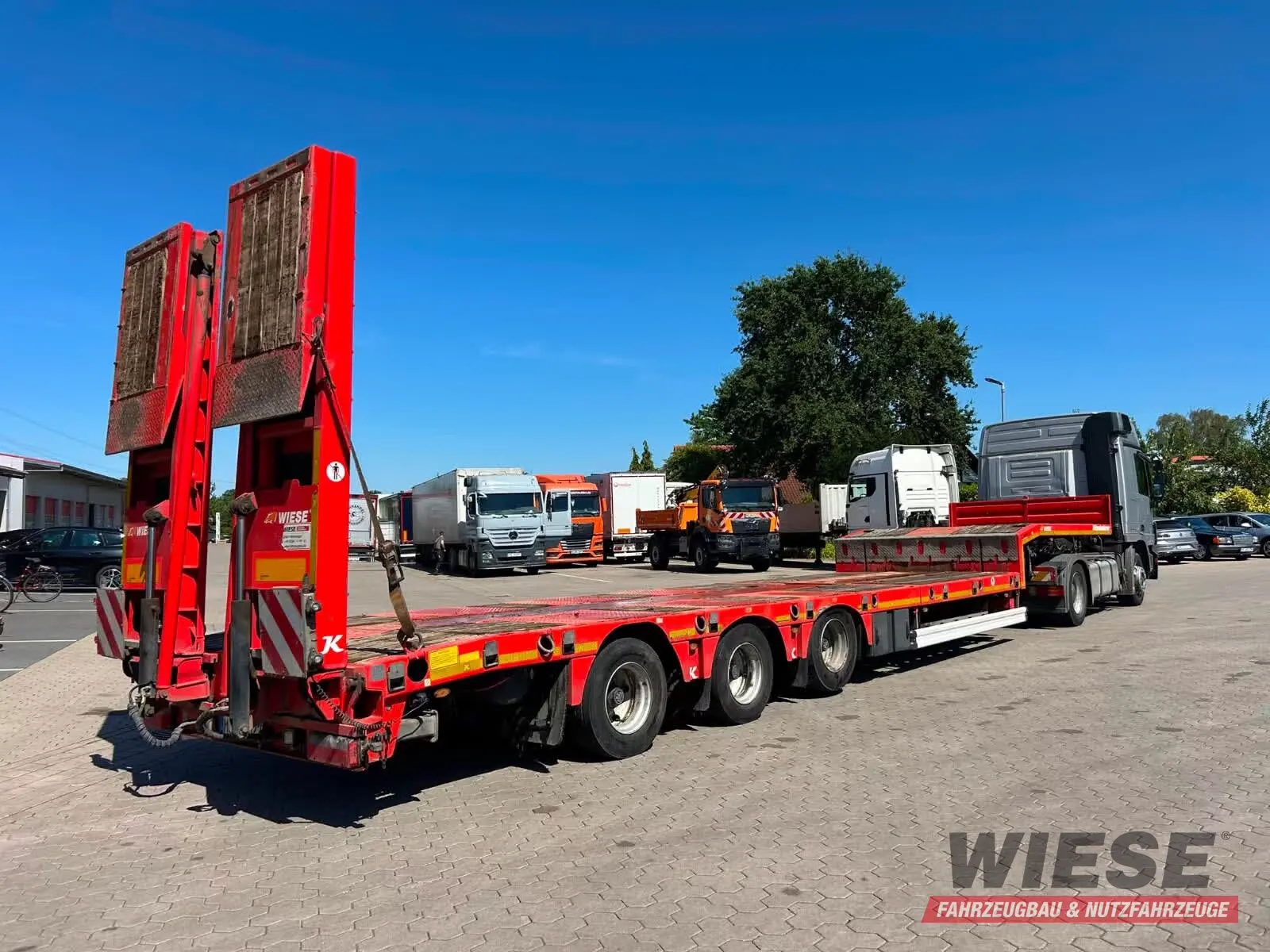 Kässbohrer Tieflader von Wiese Trailer Rent in Petershagen mieten ab 1765.00€