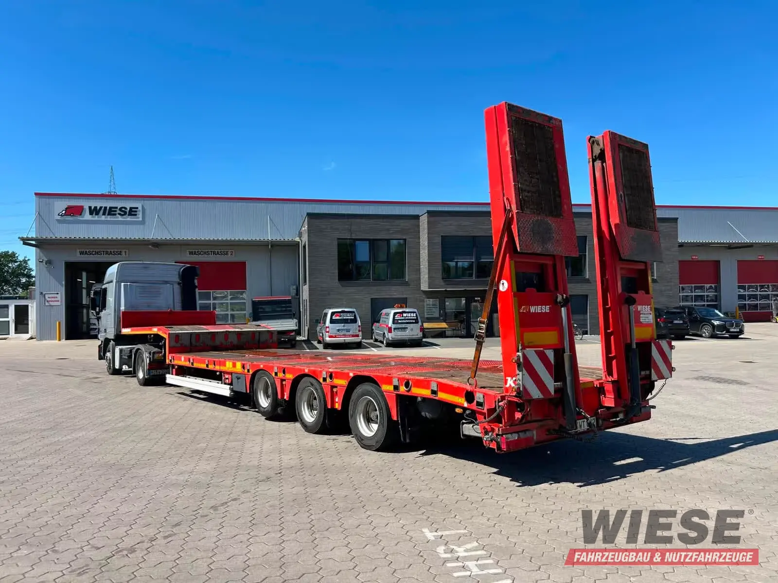 Kässbohrer Tieflader von Wiese Trailer Rent in Petershagen mieten ab 1765.00€