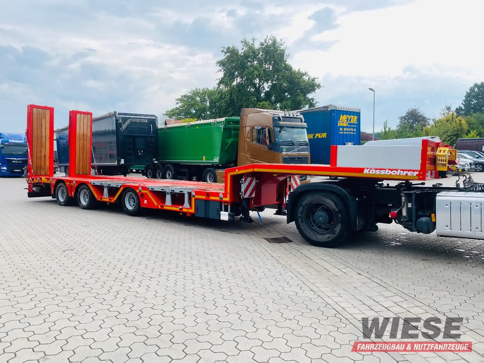 Kässbohrer Tieflader von Wiese Trailer Rent in Petershagen mieten ab 1525.00€