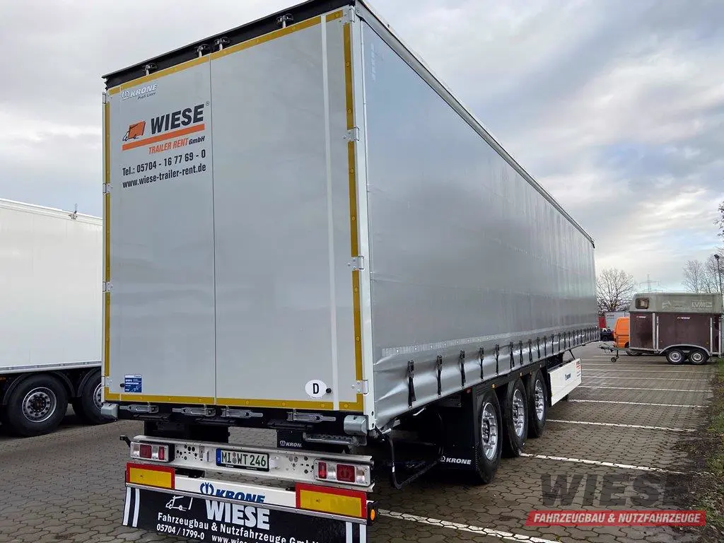 Krone Planenauflieger Profi Liner Basis von Wiese Trailer Rent in Petershagen mieten ab 750.00€