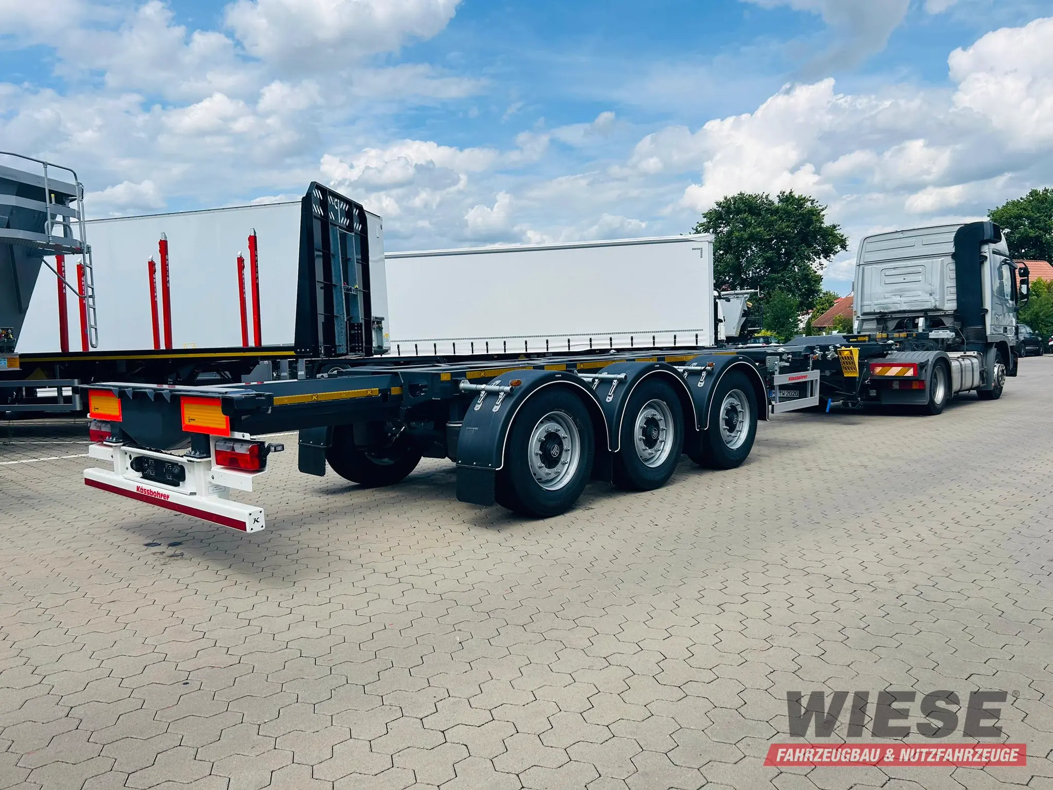 Kässbohrer Multicont - Container Chassis von Wiese Trailer Rent in Petershagen mieten ab 650.00€
